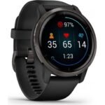 Montre Connectée Garmin Venu 2 Gray-Bracelet Noir – Image 5