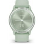 Garmin Vivomove Sport Silver Bracelet Vert d'Eau – Image 3